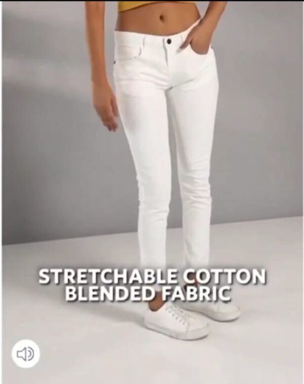 Lakshita White Jeans - Image 2